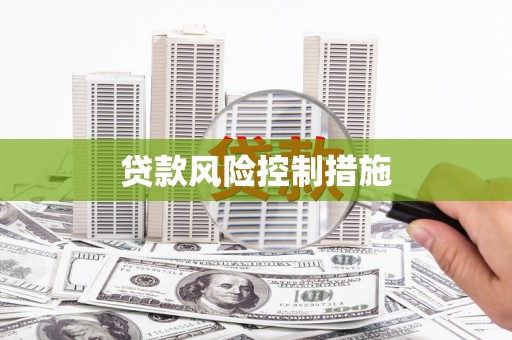 吉木萨尔贷款风险控制措施