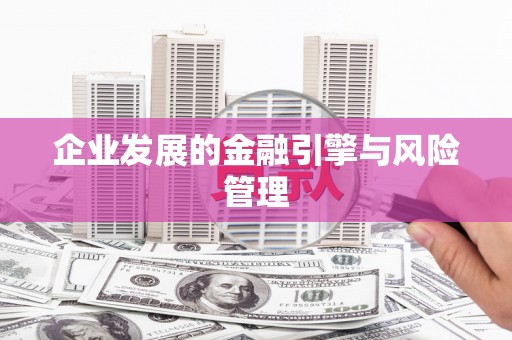 渭源企业发展的金融引擎与风险管理