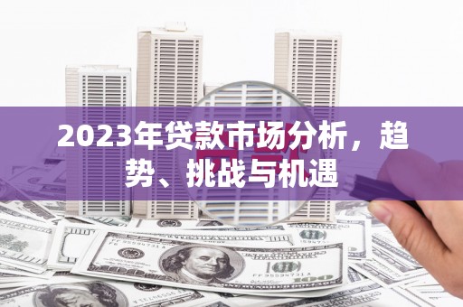 开福2023年贷款市场分析，趋势、挑战与机遇
