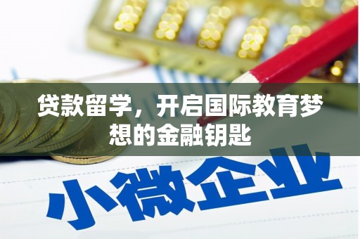 阜康贷款留学，开启国际教育梦想的金融钥匙