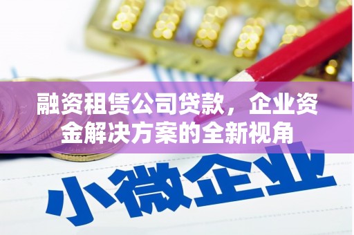 邓州融资租赁公司贷款，企业资金解决方案的全新视角