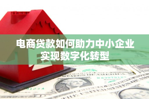 嘉祥电商贷款如何助力中小企业实现数字化转型