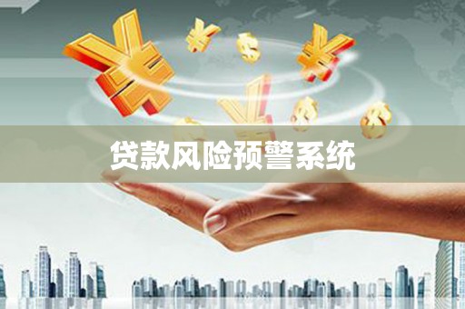 罗定贷款风险预警系统