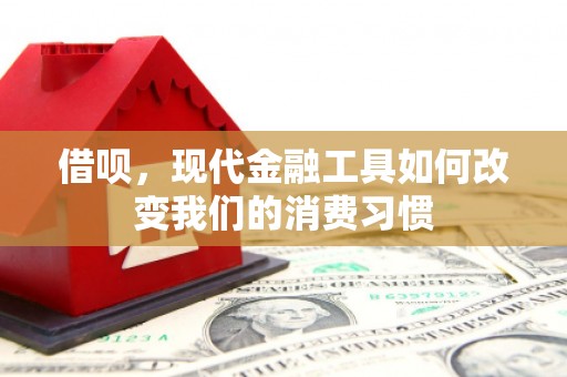 郁南借呗，现代金融工具如何改变我们的消费习惯