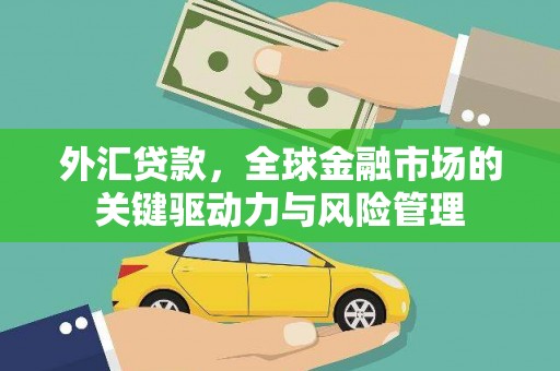 凤凰外汇贷款，全球金融市场的关键驱动力与风险管理