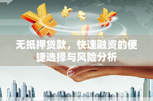 官田无抵押贷款，快速融资的便捷选择与风险分析