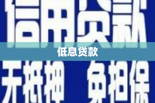 金湾低息贷款