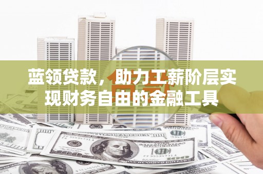 信丰蓝领贷款，助力工薪阶层实现财务自由的金融工具