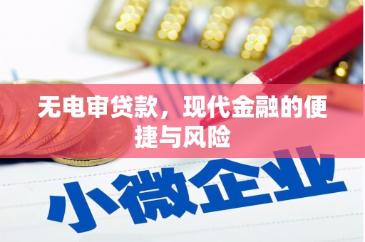 武鸣无电审贷款，现代金融的便捷与风险