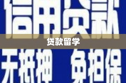 雁江贷款留学