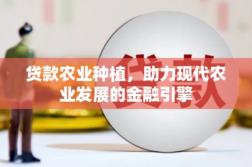 麻豆贷款农业种植，助力现代农业发展的金融引擎
