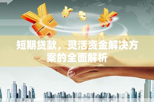 南湖短期贷款，灵活资金解决方案的全面解析