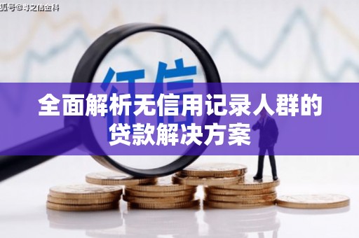 徐闻全面解析无信用记录人群的贷款解决方案